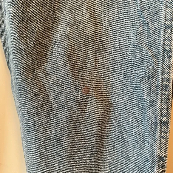VINTAGE 90s Men’s Wrangler Light Blue Denim Pants - Picture 6 of 8
